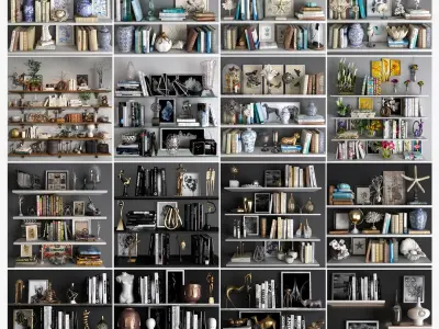 Collection Decoration sets Vol02 3D model