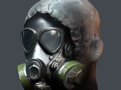 helmet 3d model military combat Low-poly Low-poly 3D model Low-poly 3D model