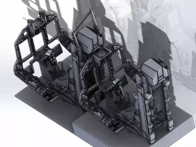 PILATUS PC21 cockpit Stl files only 3D print model 3D print model