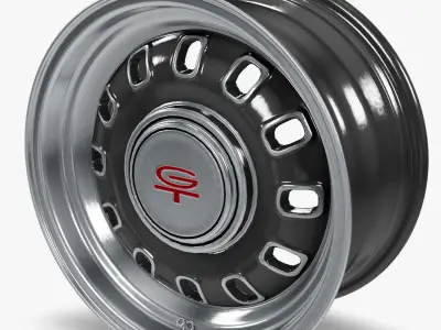 Legendary Wheel Co GT8 Wheel Charcoal GT 3D model