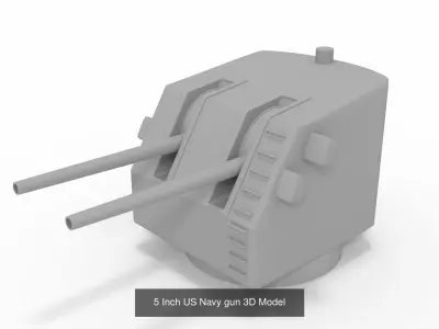 Navy Guns Pack 3D Model Collection