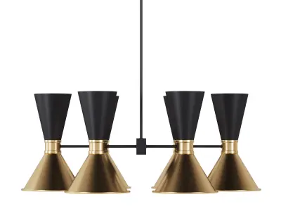 Chandeiler Dualight SKU 11538 Free 3D model