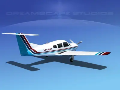 Piper PA-28R-201 Arrow III V13 3D model