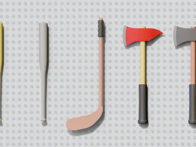 Weapons FREE Free low-poly 3D model