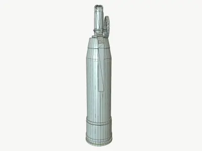 Grenade Hattabka   Low-poly 3D model