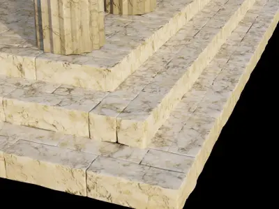 Temple of Hephestus 3D model