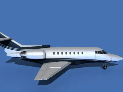 Hawker Siddley 1000 V05 3D model