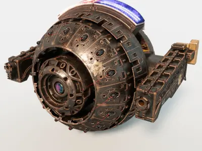 DroidSHF star wars spacecraft 3D model
