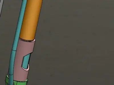 Handheld of screw machine 3D model