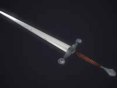 Medieval Sword - Low Poly Low-poly 3D model