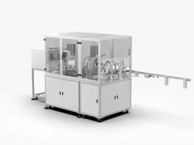 Fully Automatic Magnetic Bottom Assembly Machine 3D model