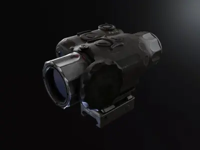 SkeetIR x Thermal Optic Low-poly 3D model
