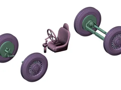 Auto Union Type D print 3D print model