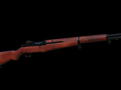 M1 Garand Free low-poly 3D model