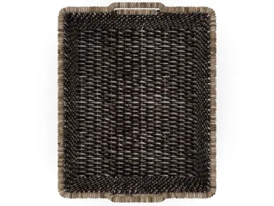 Modern Weave Harvest Basket Free 3D model