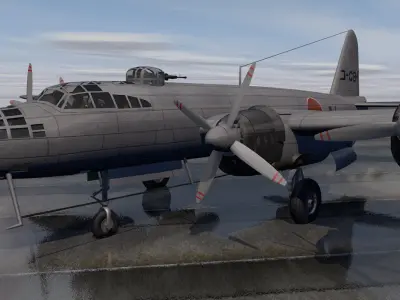 Nakajima G8N1 Renzan - aka Rita 3D model