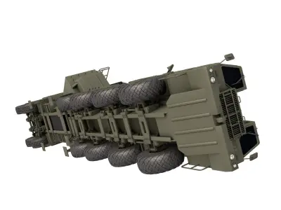 64N6 Tombstone  64N6E2 radar 3D model