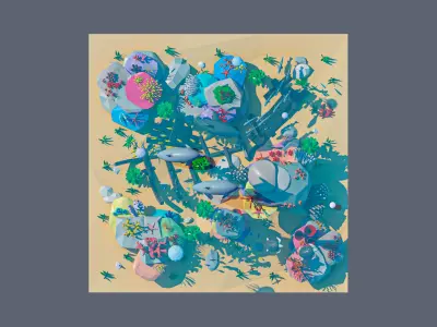 land 91A Low-poly 3D model