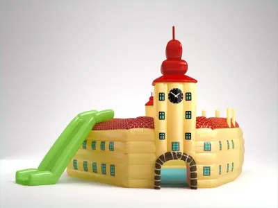 Inflatable Toy Castle 3D model