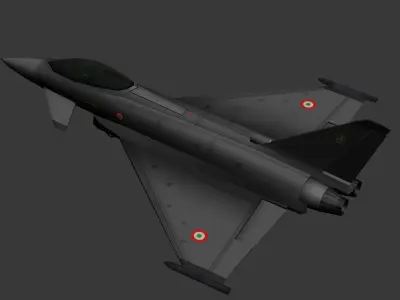 Lowpoly Military Aircrafts Low-poly 3D model