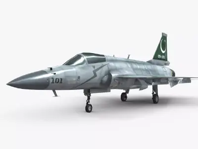 JF-17A Pakistan Air Force Low-poly 3D model