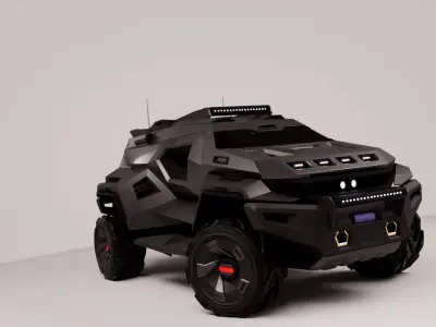 Rezvani Vengeance Armortruck Concept 3D model