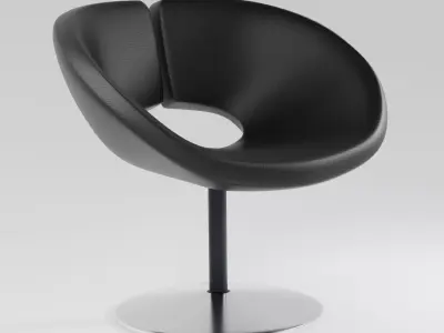 Armchair C1 Low-poly 3D model
