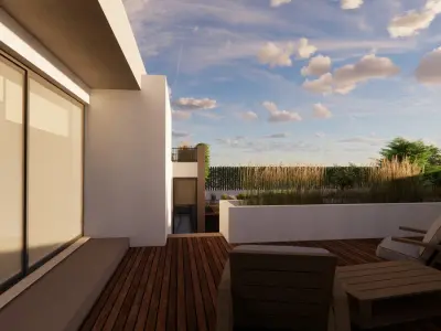 Modern House with Pool and Garden - ArchiCAD Project 3D model