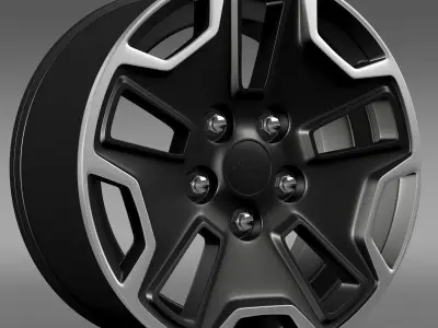 Jeep Wrangler Rubicon2 rim 3D model