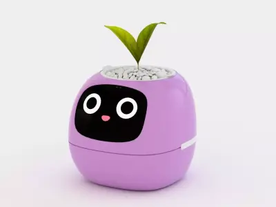 Smart Pot Low-poly 3D model