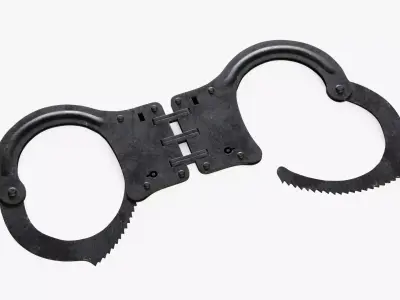 Handcuffs Low-poly 3D model