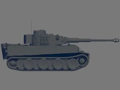 Tiger H1 3D model