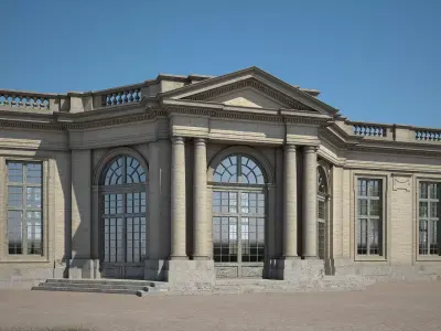 Classical Building IV 3D model
