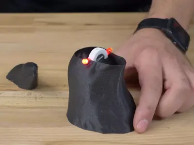 Evil Raven Crow STL with LED Eyes Free 3D print model