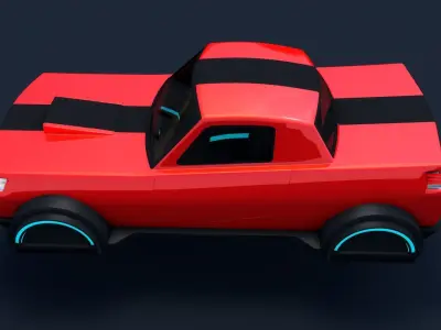 Hover car concept 3d Model 3D model