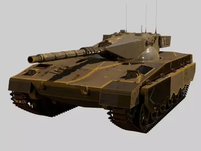 mkrkava MKI Low-poly 3D model