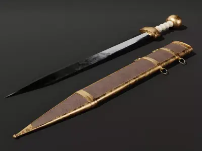 Roman Gladius 3D model