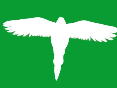 Golden Conure Parrot Bird Low-poly 3D model