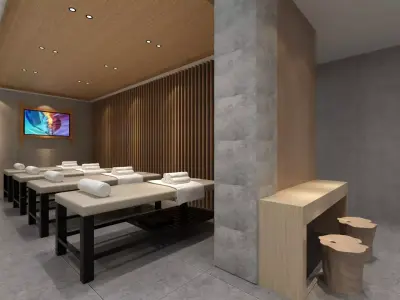 Spa Recreation Center 3D model