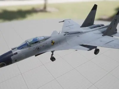 Shenyang J-15 Low-poly 3D model