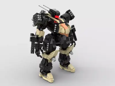 brazen wolf  3D model