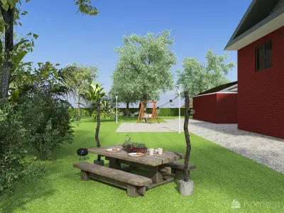 Private house for a family of 4 people 3D model