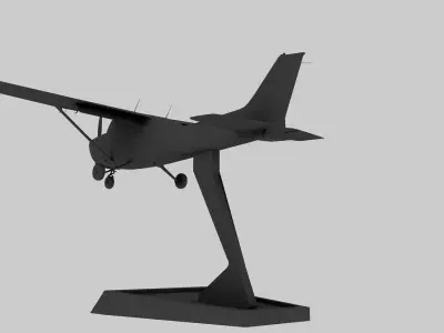 STL Cessna 172 Skyhaw 3D print model