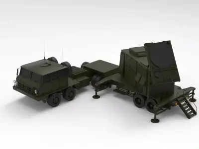 Radar System 3D model