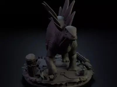 Stegosaurus 3D print model