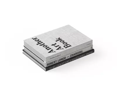Realistic Modern Art Books Stack - MorisonDesign 4K PBR Free 3D model