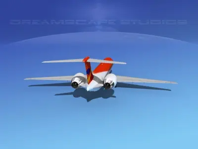 McDonnell Douglas MD83 Avianca 3D model