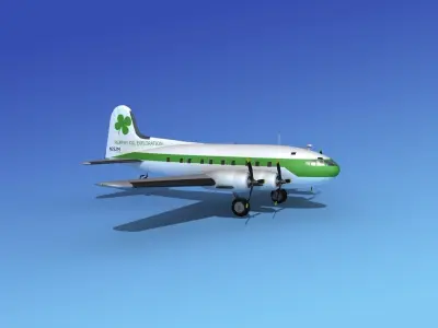 Boeing 307 Stratoliner Murphys Oil Expedition 3D model