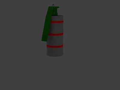 Flash Grenade Low Poly Low-poly 3D model