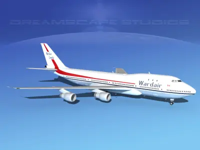  Boeing 747-100 Wardair Canada 3D model